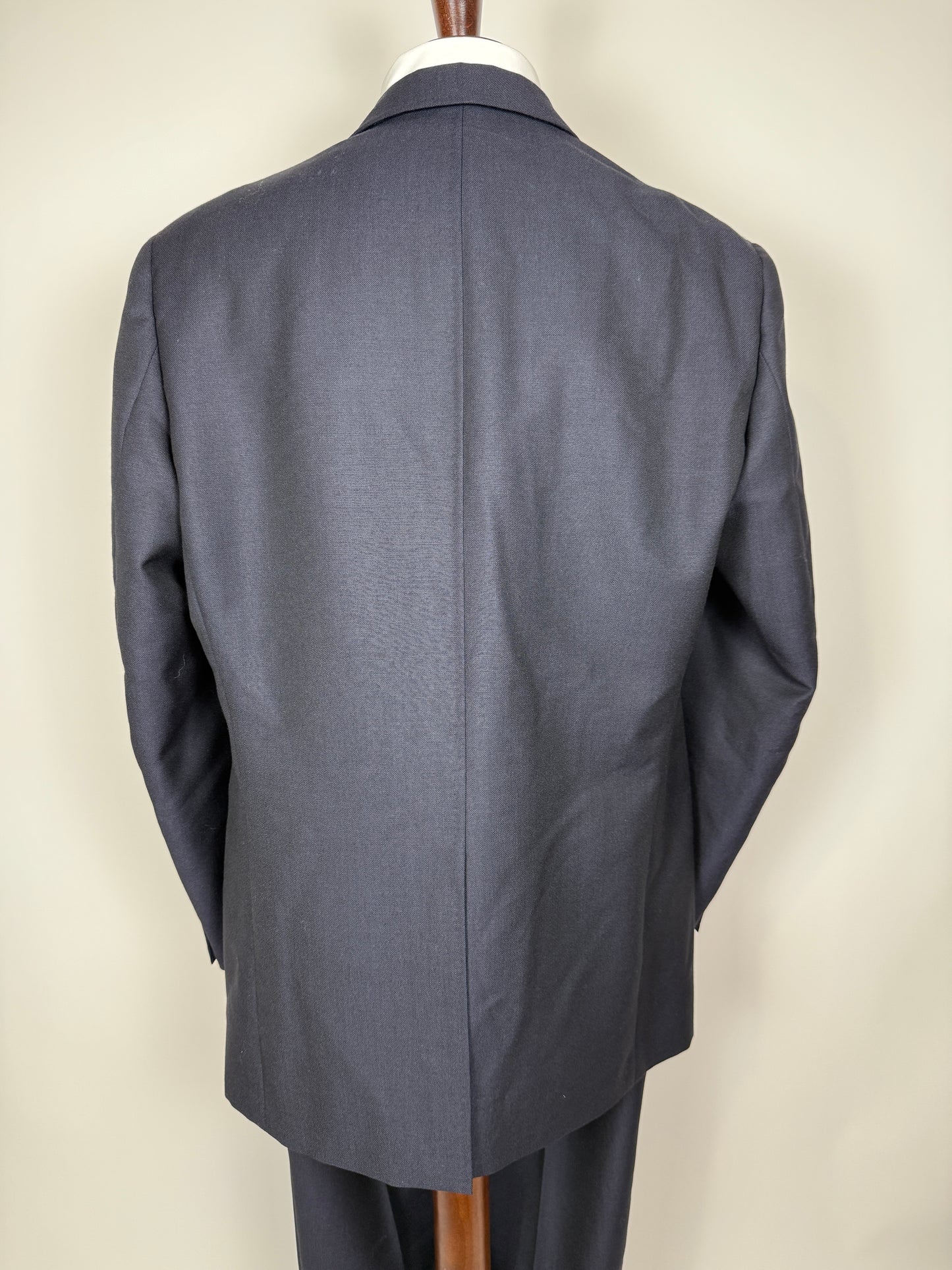 Completo blu tessuto Ermenegildo Zegna lana e mohair - tg. 56