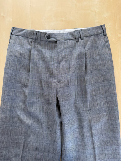 Pantaloni fresco lana principe di Galles anni '80 (NOS) - tg. 48