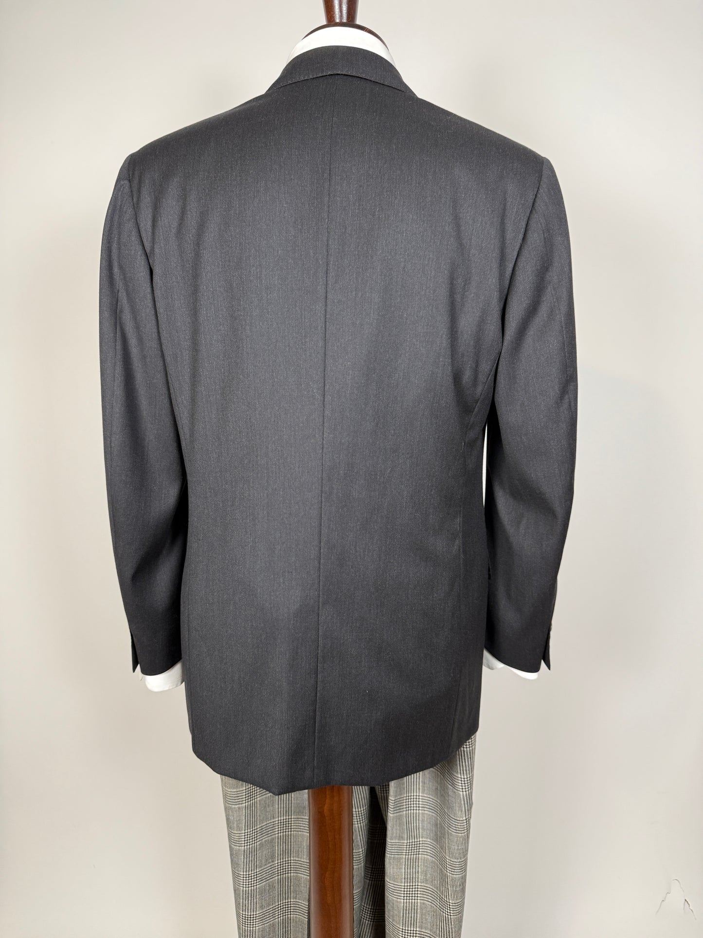 Giacca doppiopetto anni ‘80 flanella Tasmania Loro Piana - tg. 48/50