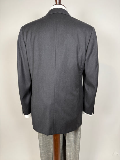 Giacca doppiopetto anni ‘80 flanella Tasmania Loro Piana - tg. 48/50