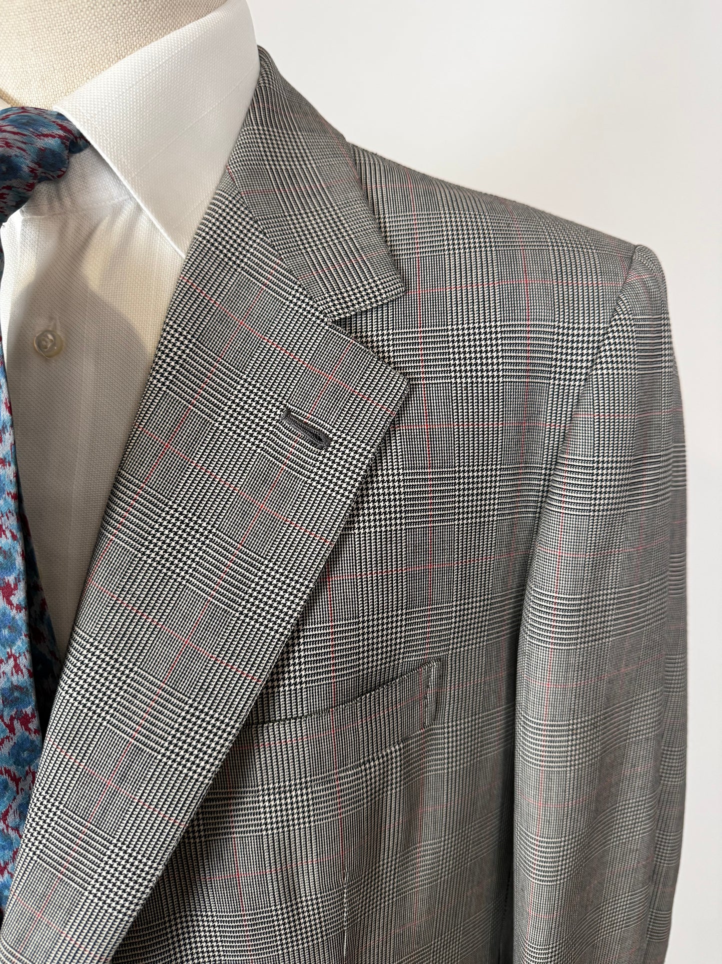 Completo sartoriale principe di Galles pettinato - tg. 54/56