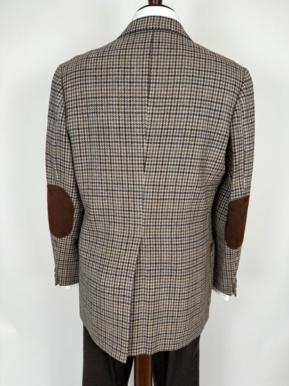 Giacca tweed pied-de-poule Lane Crawford Hong Kong anni ‘60/‘70 - tg. 48/50
