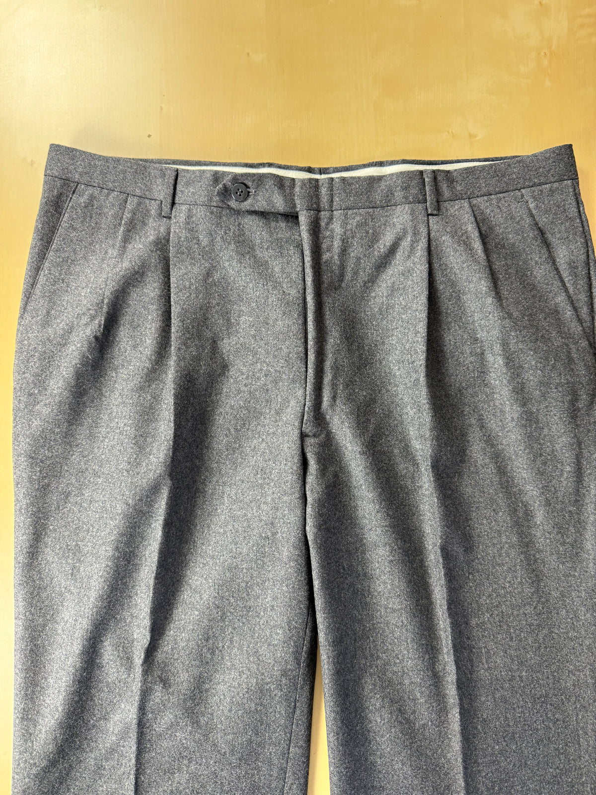 Pantaloni sartoriali flanella antracite - tg. 54/56