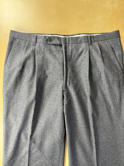 Pantaloni sartoriali flanella antracite - tg. 54/56
