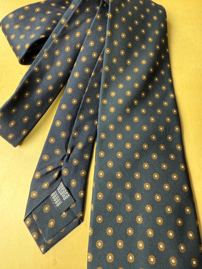 Cravatta Marinella micro fantasia rosette