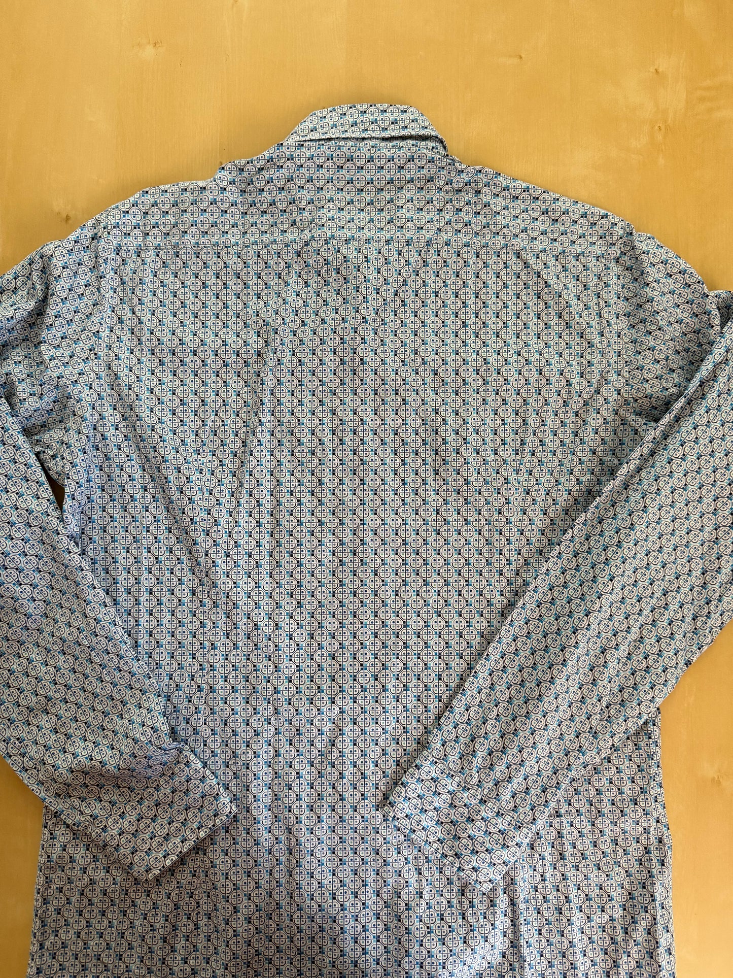 Camicia Etro fantasia geometrica - S/M collo 39