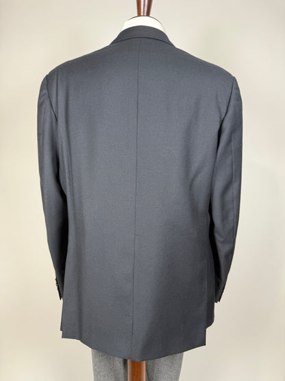 Blazer navy anni ‘80 in flanella - tg. 54