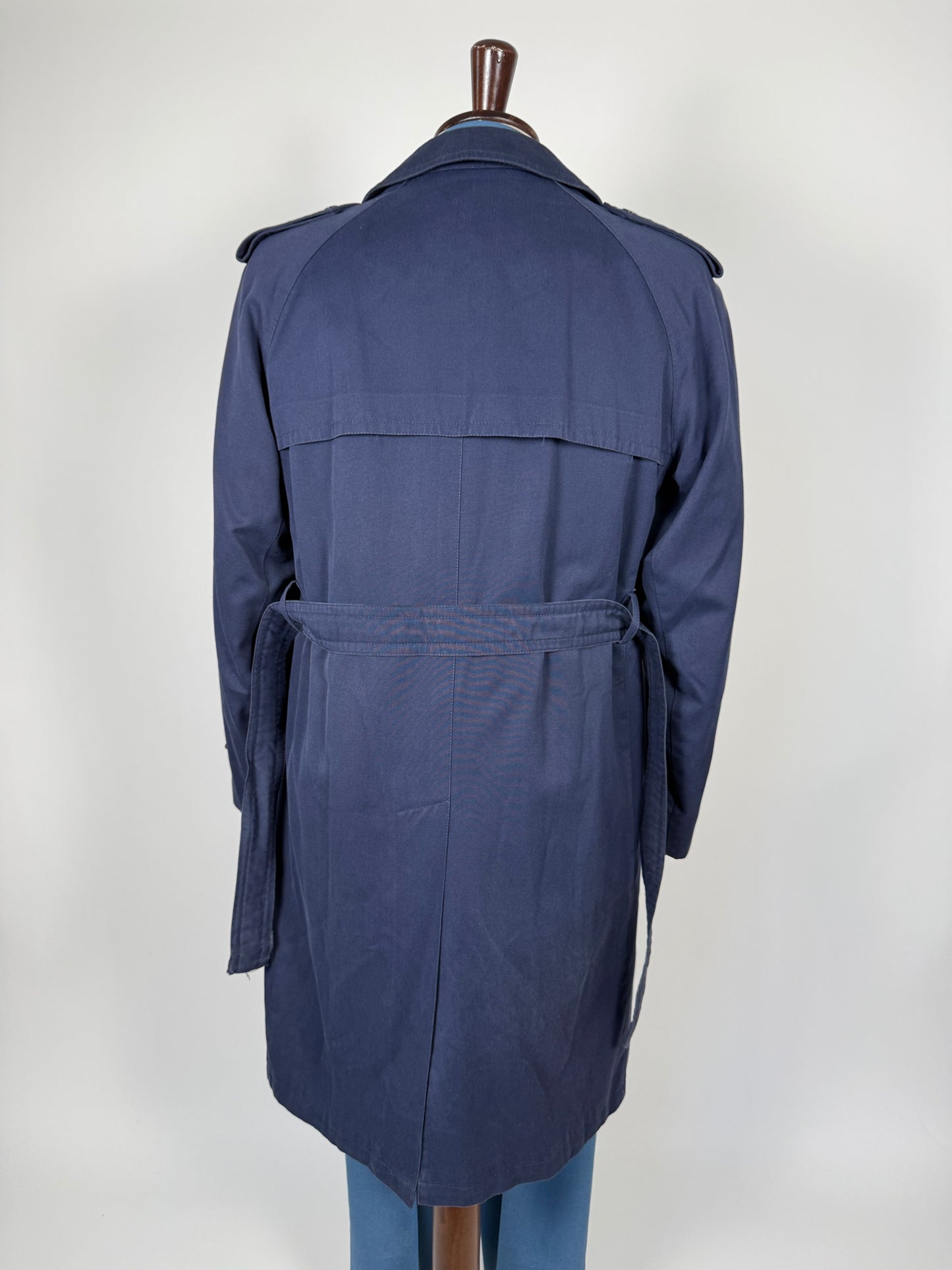 Trench anni '70 blu - tg. 48-50