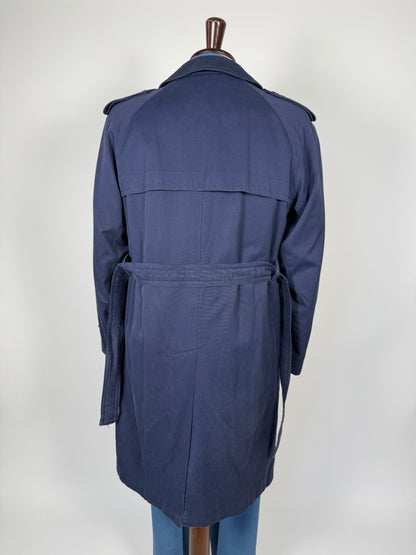 Trench anni '70 blu - tg. 48-50