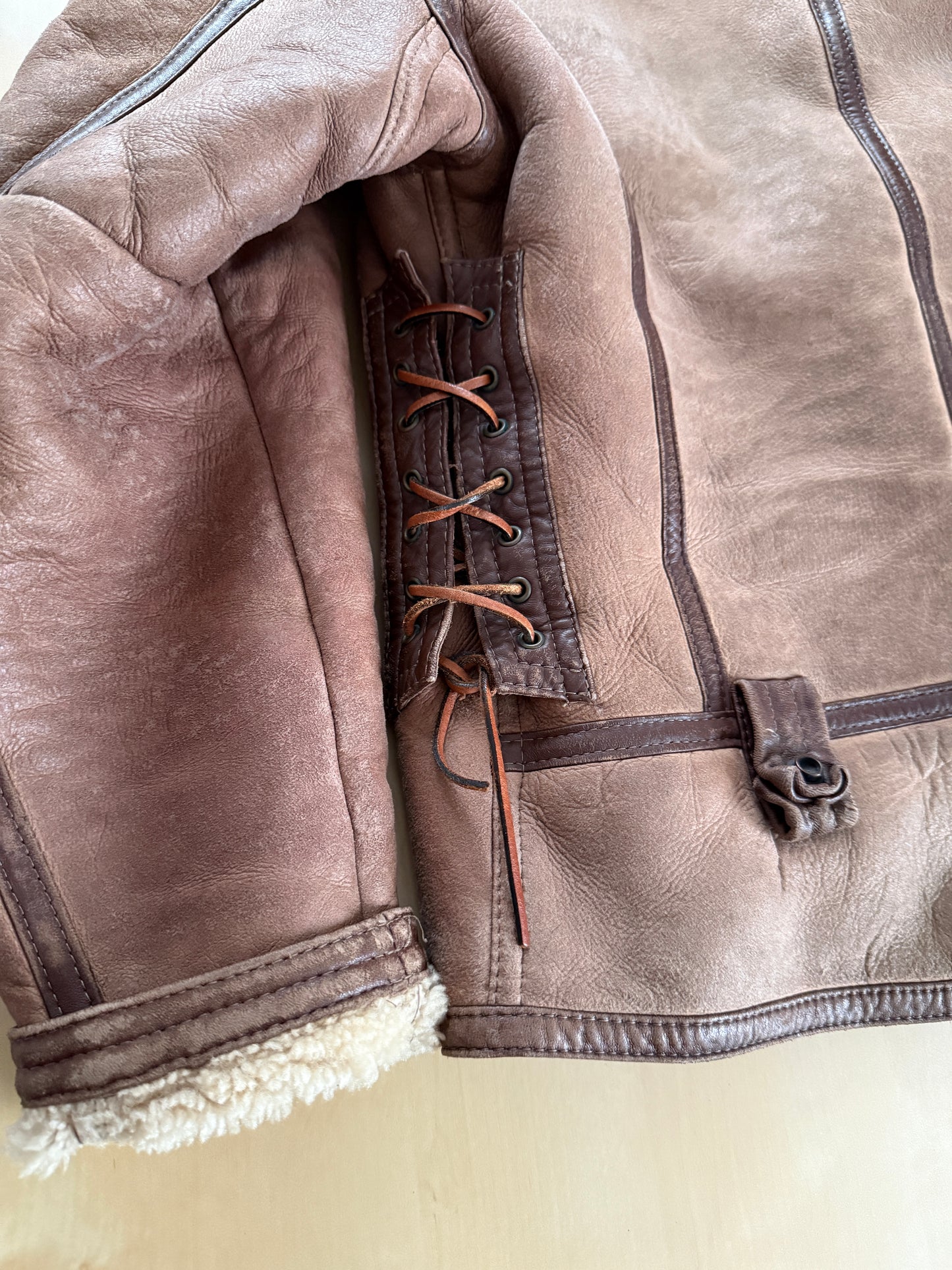 Chiodo in shearling Emporio Armani anni ‘80 - M