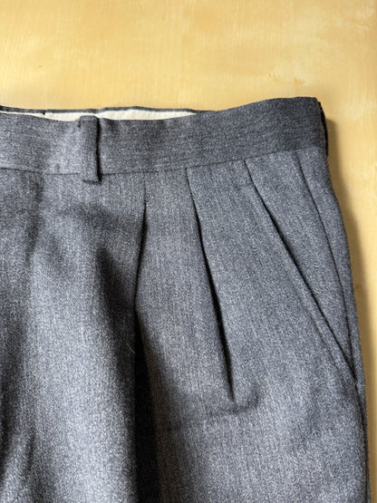 Pantaloni flanella grigio antracite - tg. 50