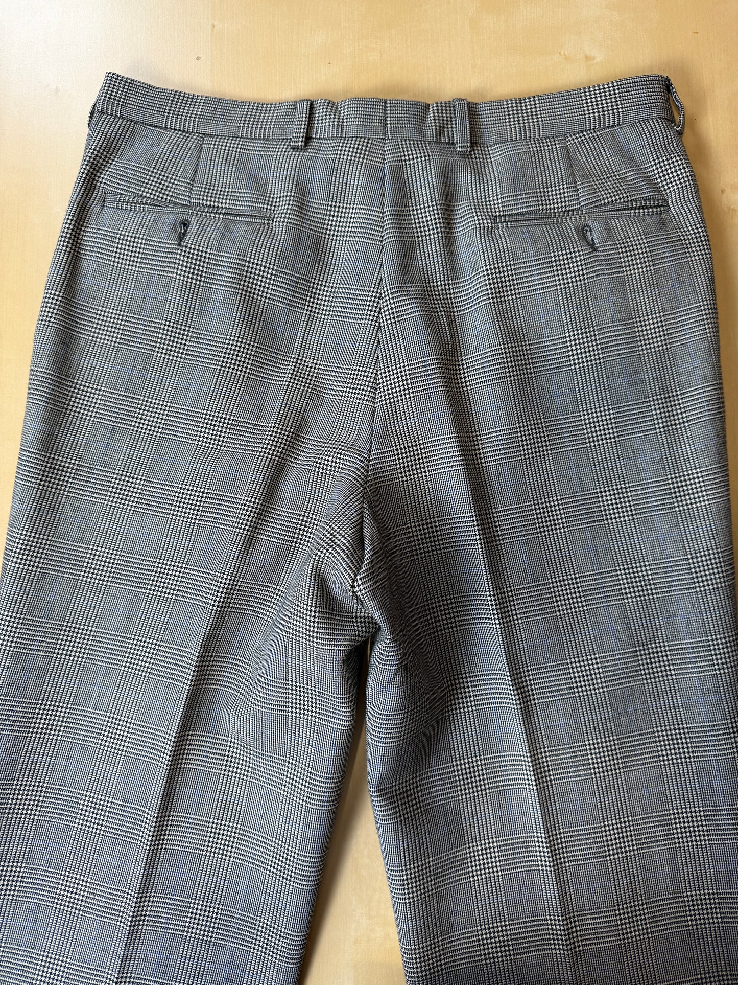 Completo anni ‘80 in flanella principe di Galles - tg. 50