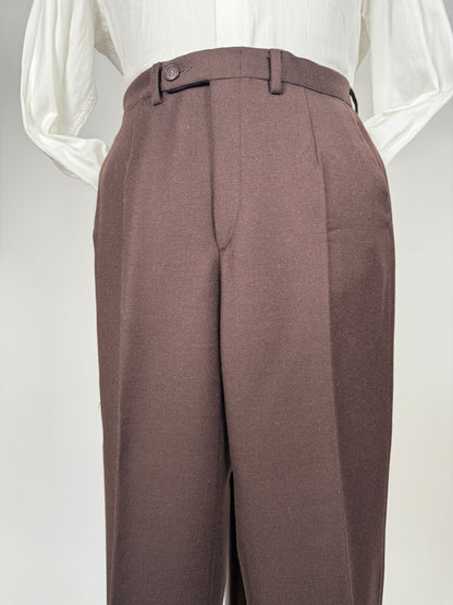 Completo anni ‘70 cavalry twill marrone - tg. 44/46