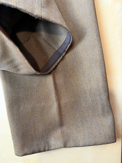 Pantaloni anni ‘80 in covert verde cachi - tg. 52