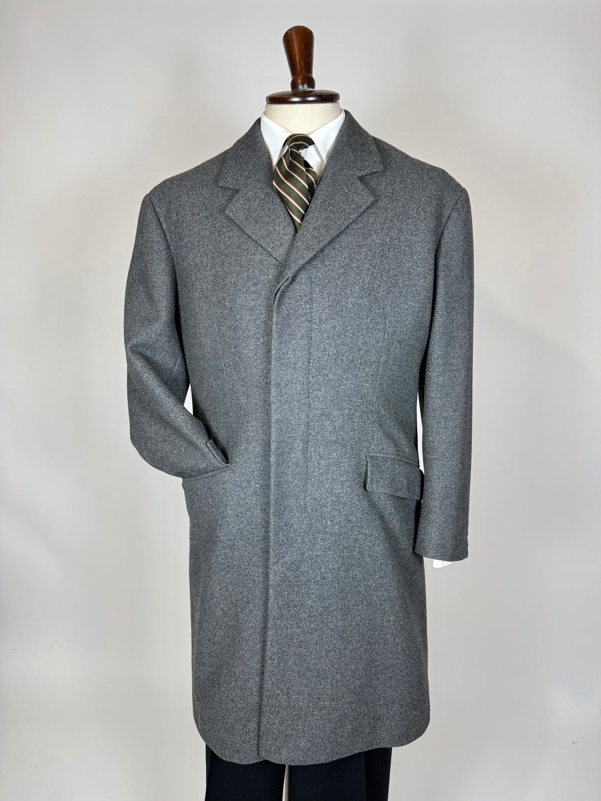 Cappotto sartoriale grigio anni '60 - tg. 46-48