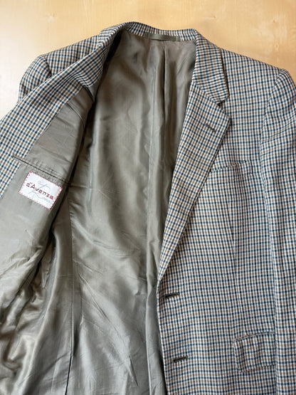 Giacca D’Avenza anni ‘80 check lana cashmere e seta - tg. 48