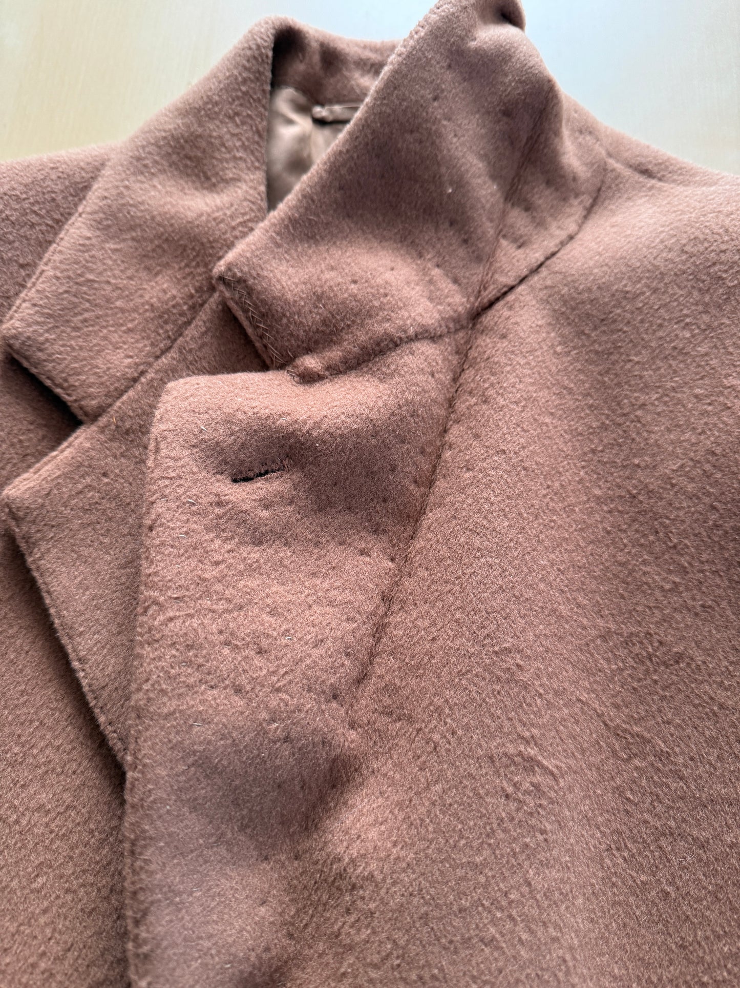 Cappotto cammello sartoriale anni ‘70/‘80 - tg. 48-50