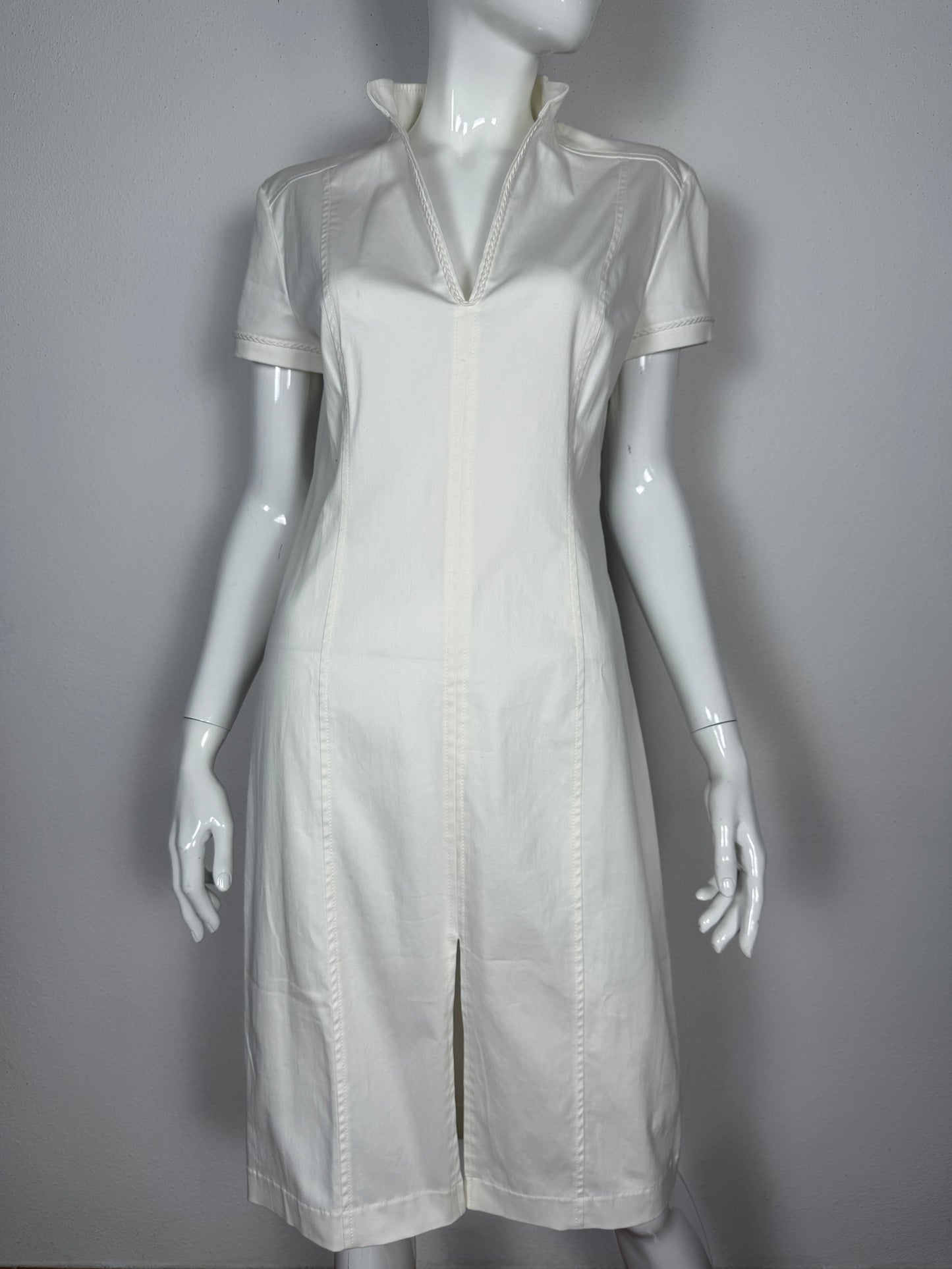 Abito La Perla Openspace bianco in cotone - S/M