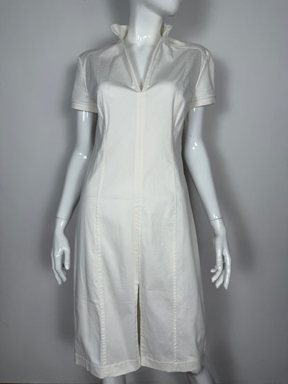 Abito La Perla Openspace bianco in cotone - S/M