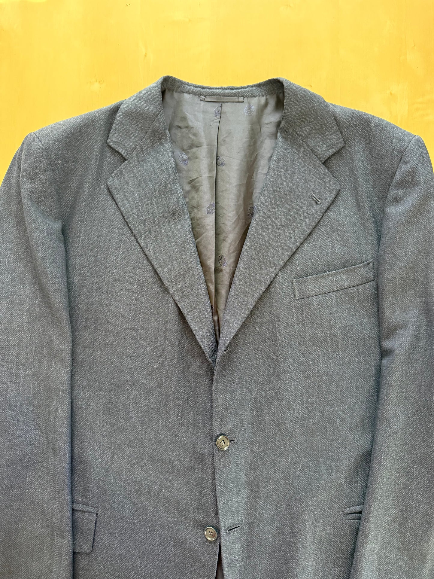 Giacca sartoriale tess. Zegna Australian fresco lana spigato - tg. 62