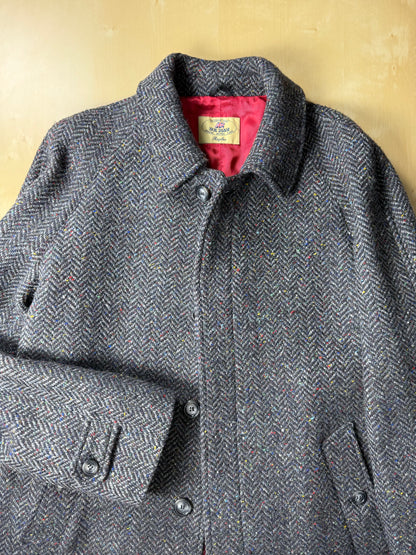 Cappotto raglan De Paz in donegal tweed - tg. 56-60