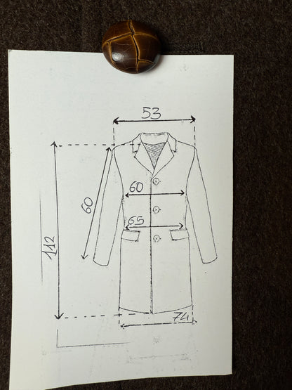 Loden originale austriaco colore marrone - tg. 48-52