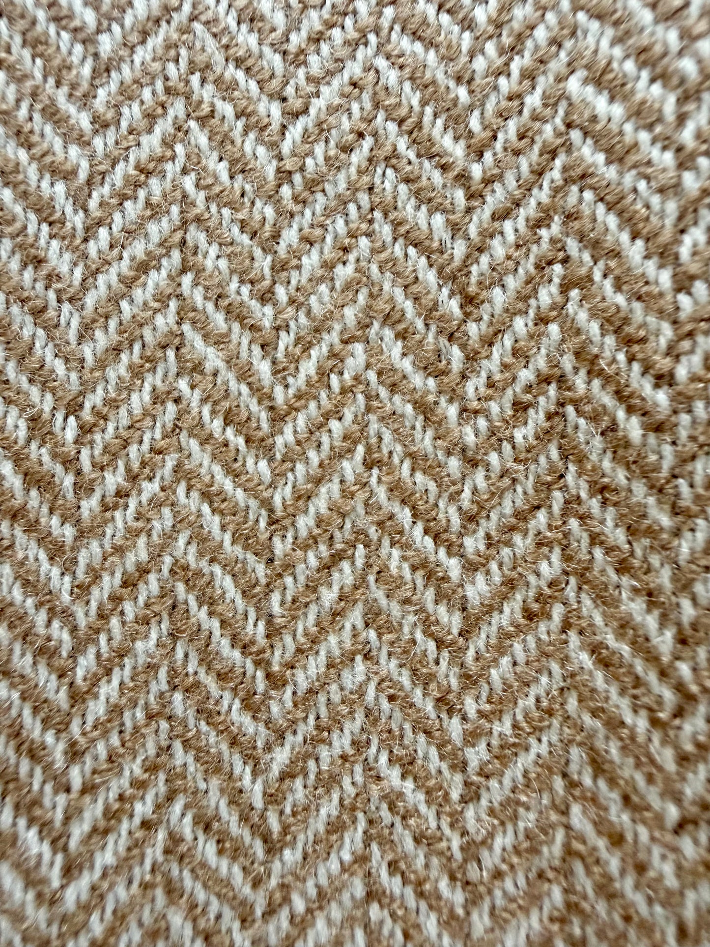 Giacca sartoriale herringbone lana e cashmere beige - tg. 54/56