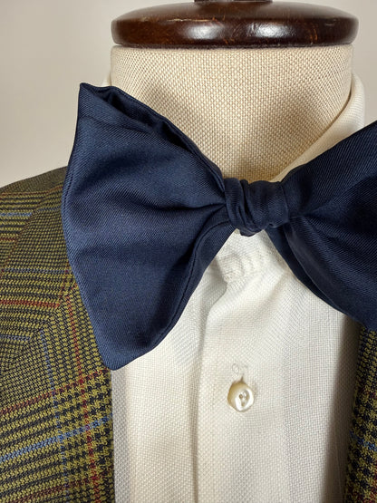 Papillon blu navy tinta unita