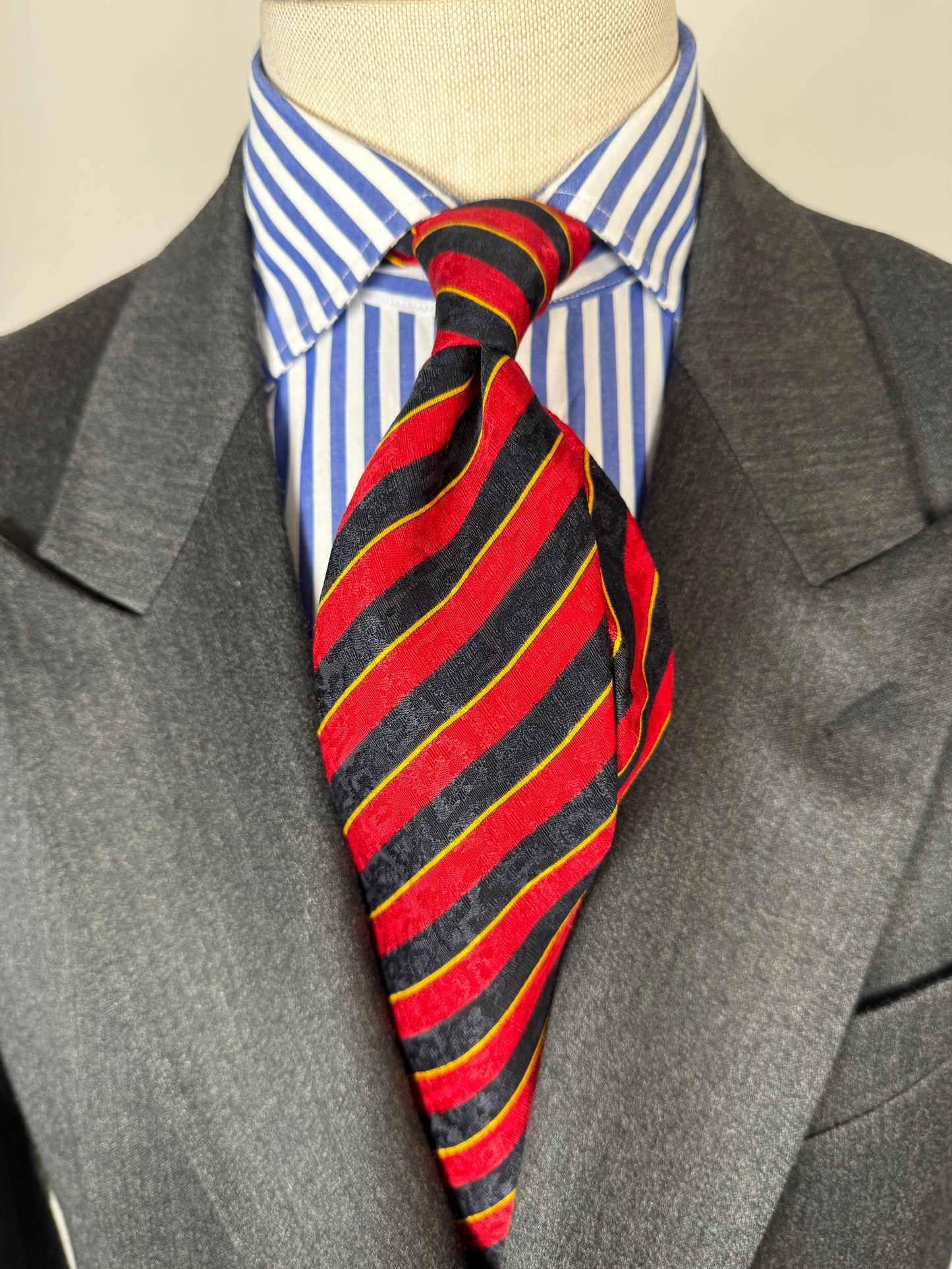 Cravatta regimental jacquard