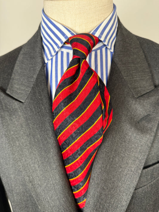 Cravatta regimental jacquard