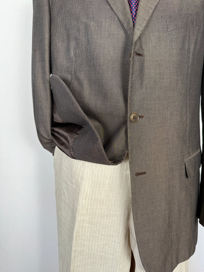 Giacca Calvin Klein in puro cotone color bronzo - tg. 52/54