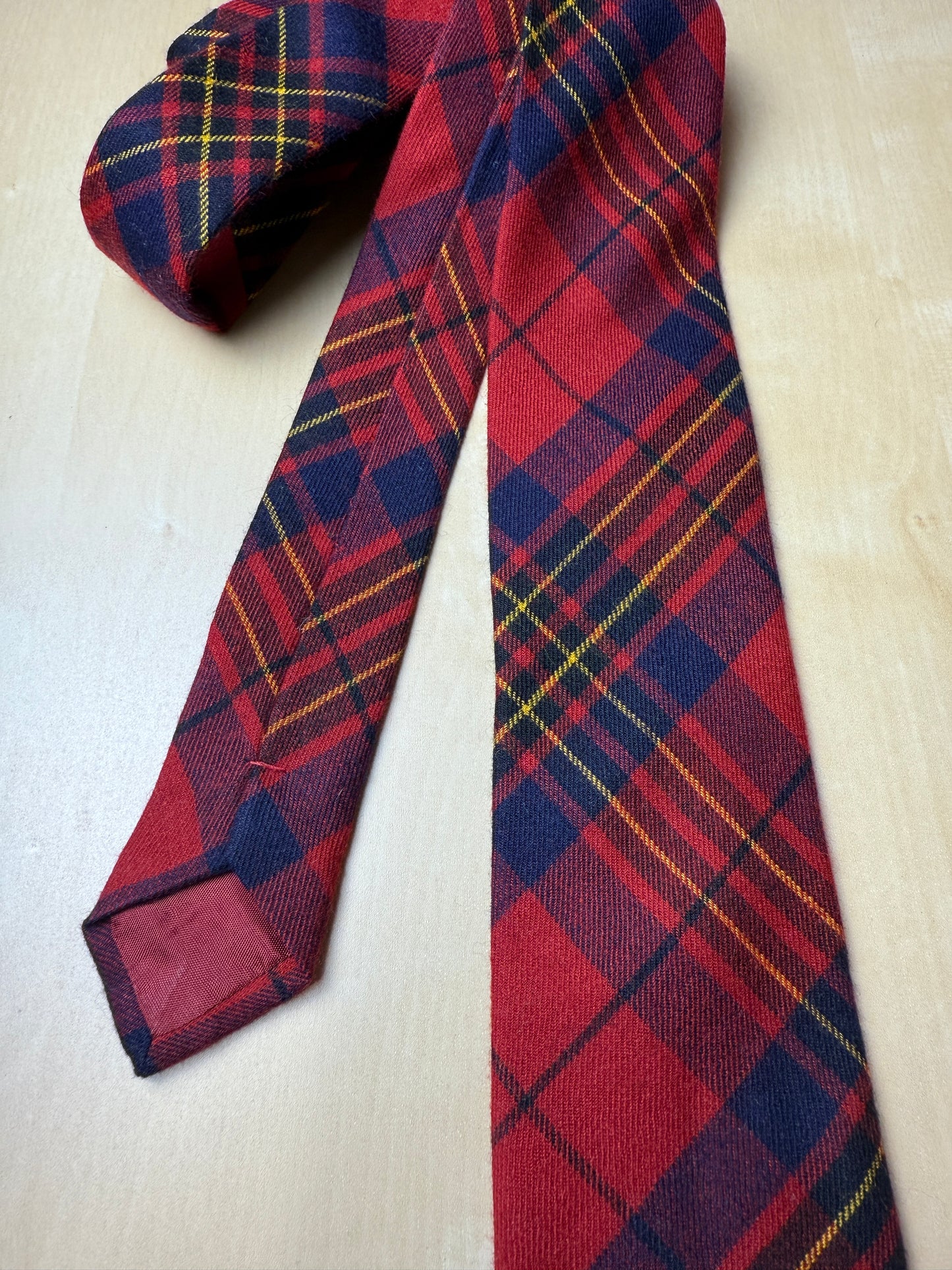 Cravatta in Viyella originale William Hollins tartan