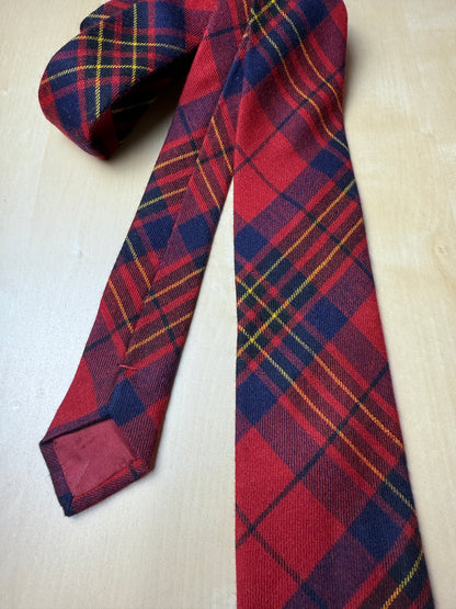 Cravatta in Viyella originale William Hollins tartan