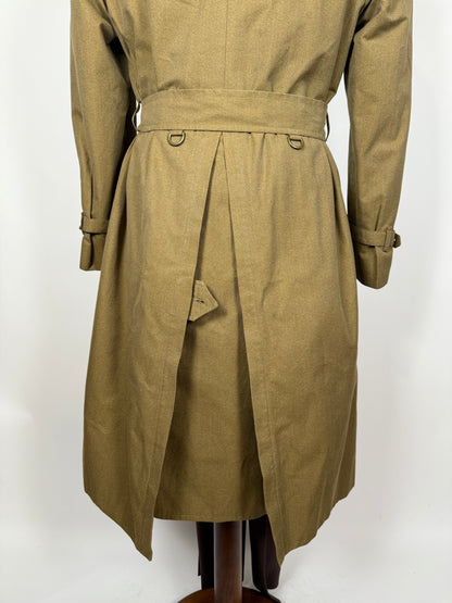 Trench Burberrys anni ‘80 doppiopetto cotone senape  - tg. 48/50