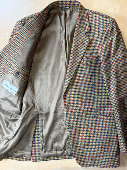 Giacca anni ‘80 pied-de-poule in misto lana - tg. 48