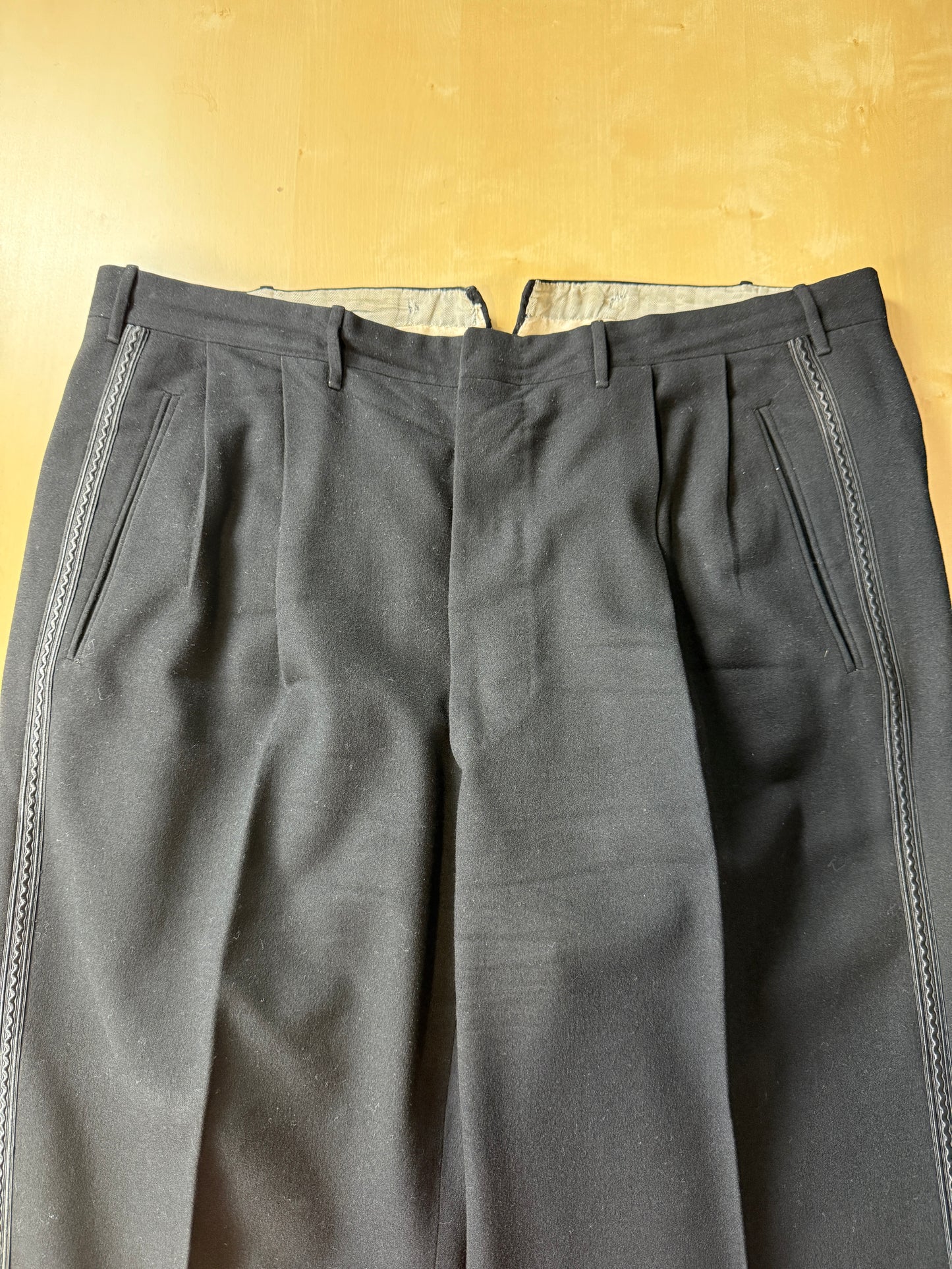 Smoking anni ‘50/‘60 monopetto revers a scialle - tg. 56/58 lunga