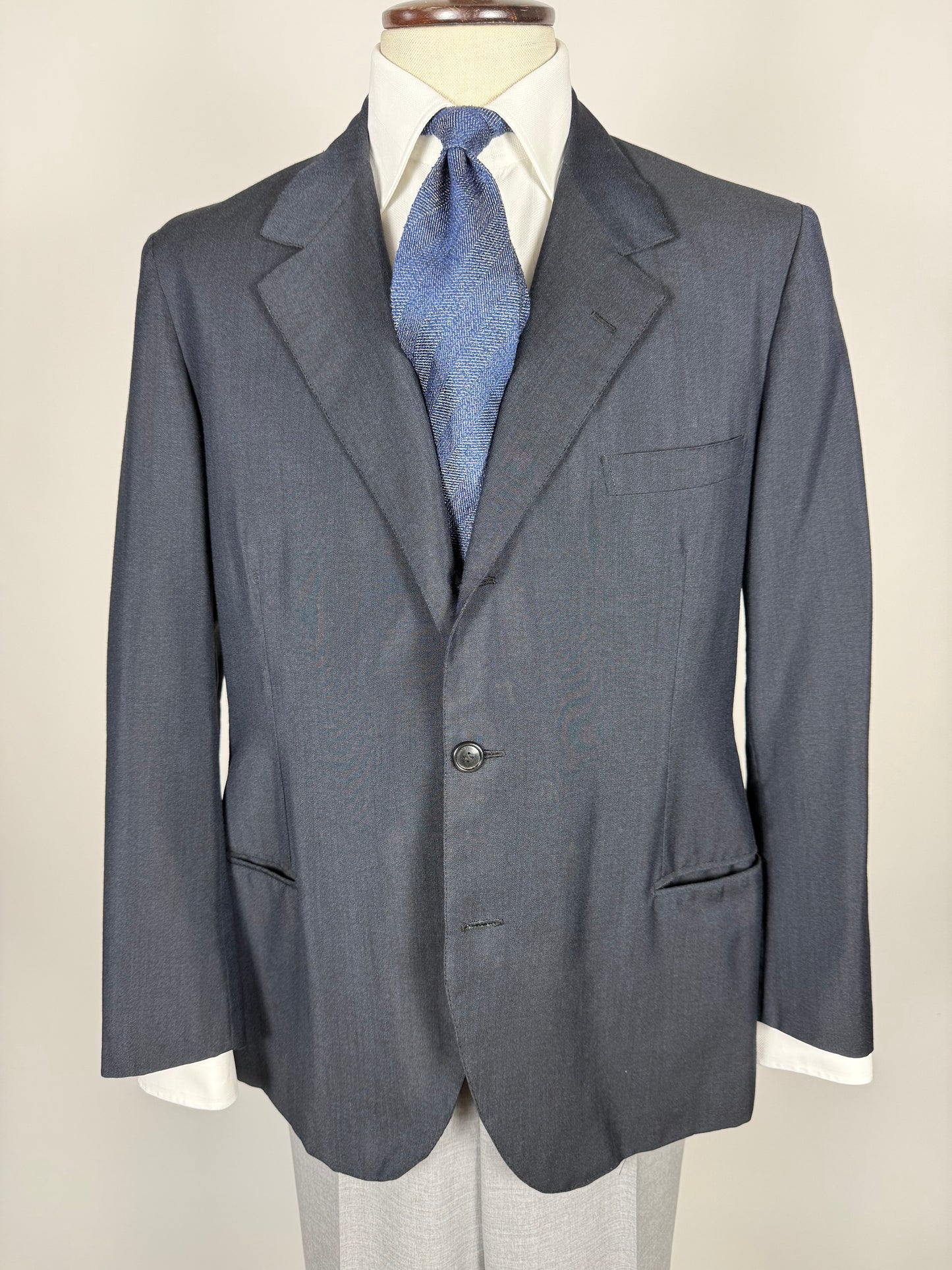 Giacca sartoriale anni '50/'60 fresco lana-mohair - tg. 52/54