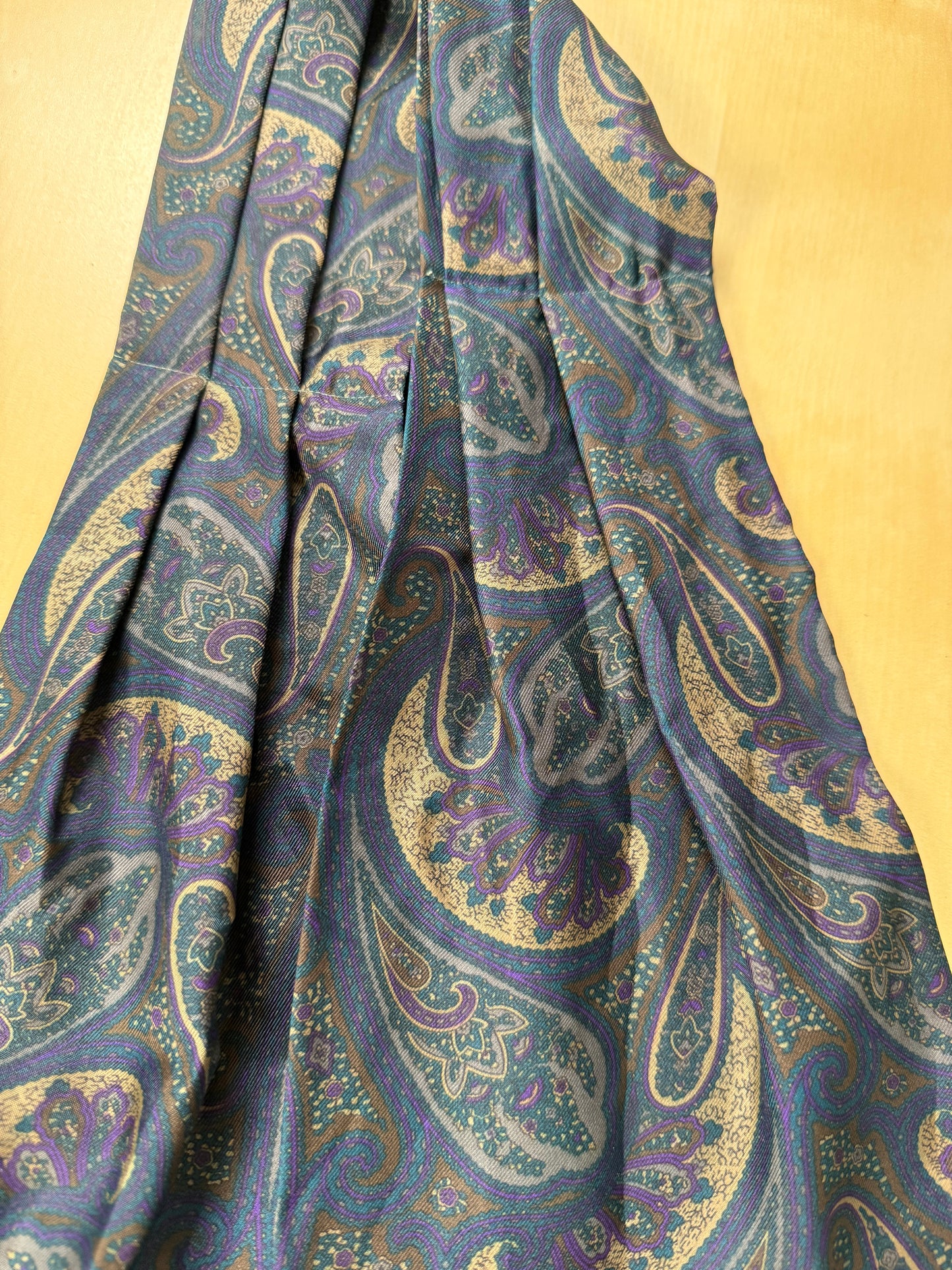 Ascot paisley blu notte