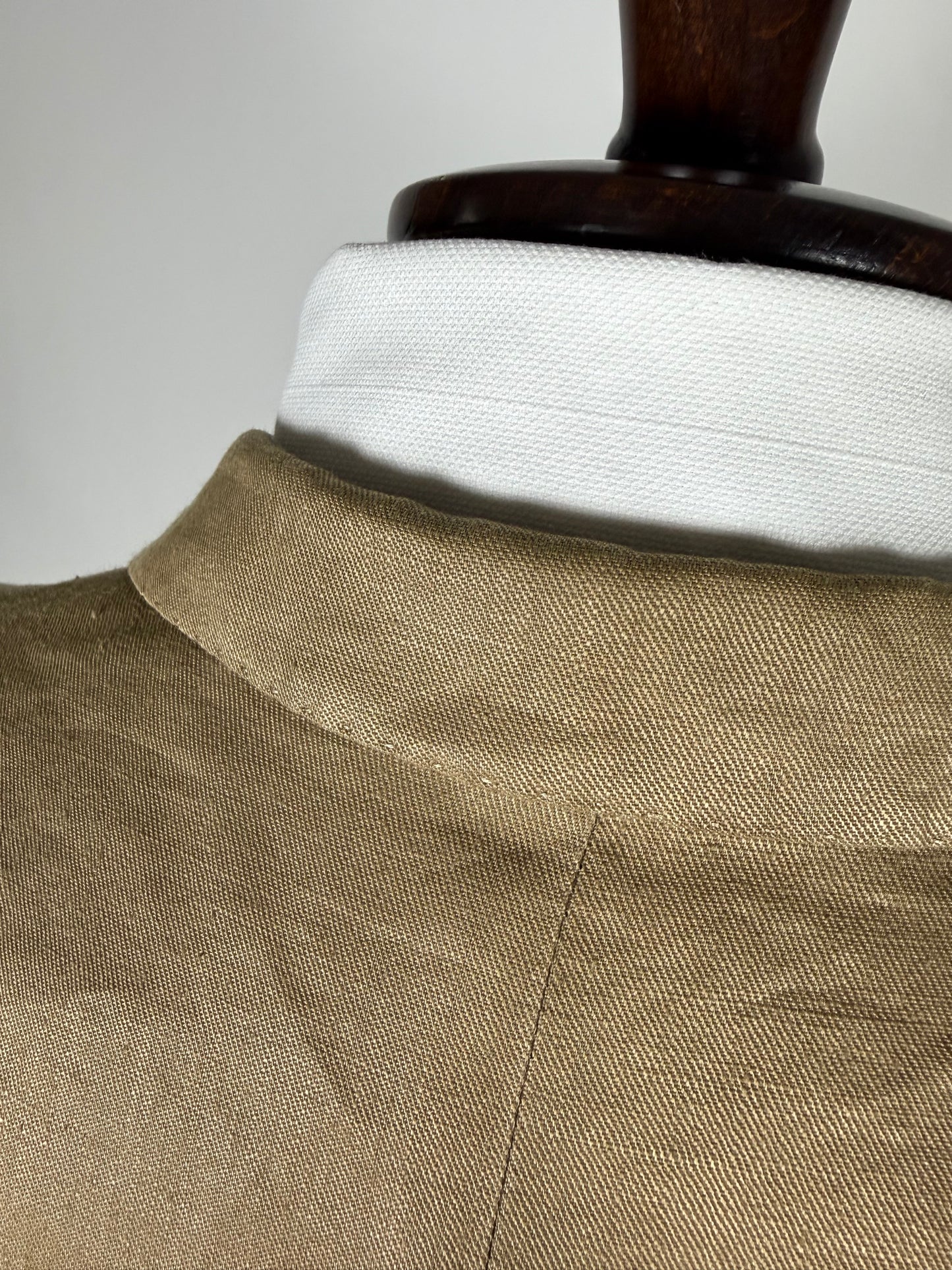 Giacca Corneliani anni '80 lino tabacco - tg. 48/50