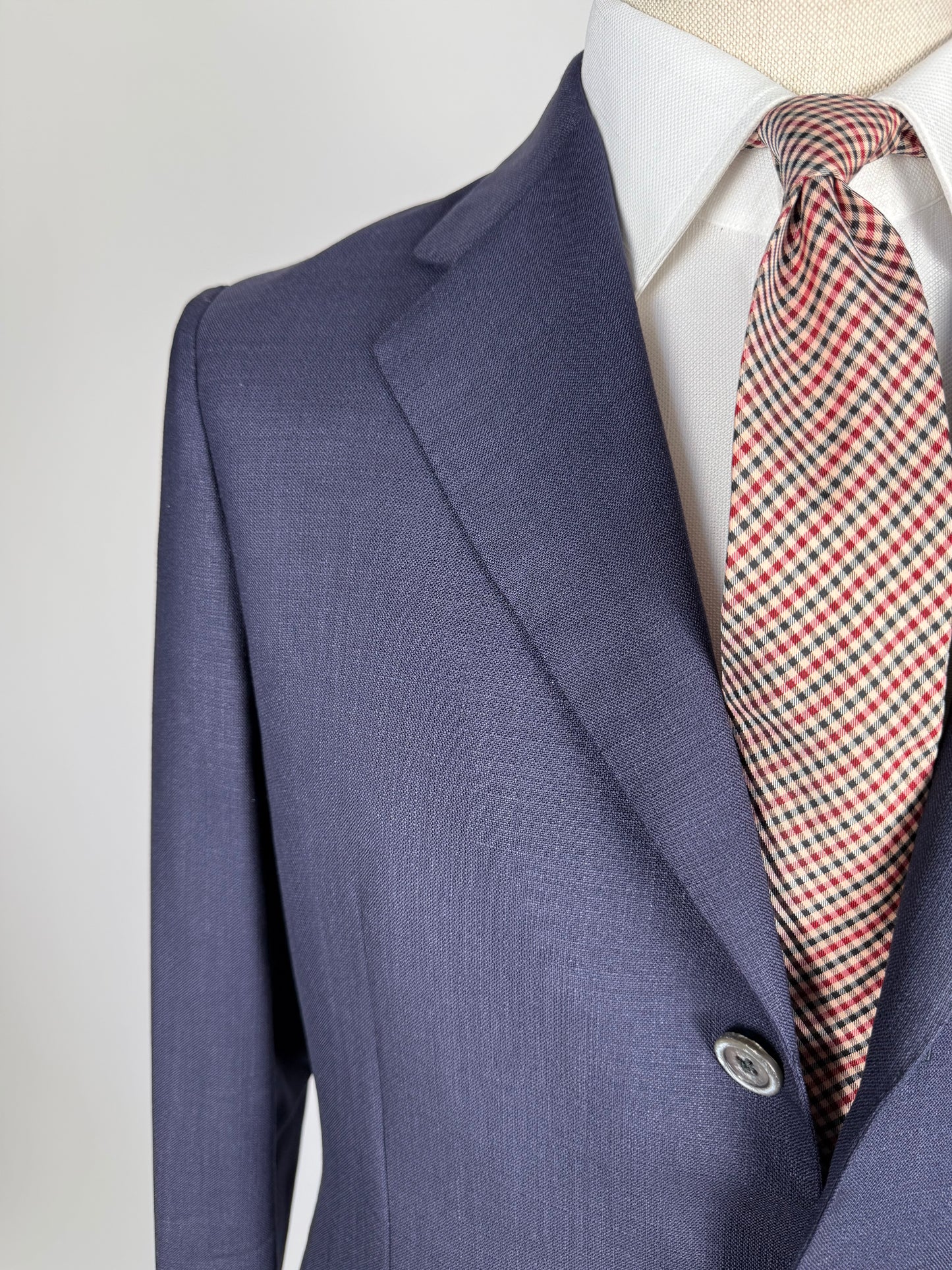 Giacca Aquascutum estiva hopsack blu- tg. 48