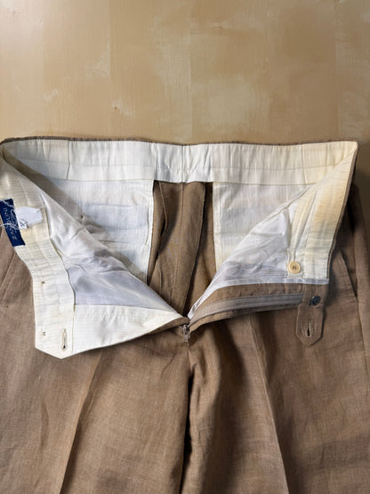 Completo in lino sabbia anni '90 - tg. 50 drop 7