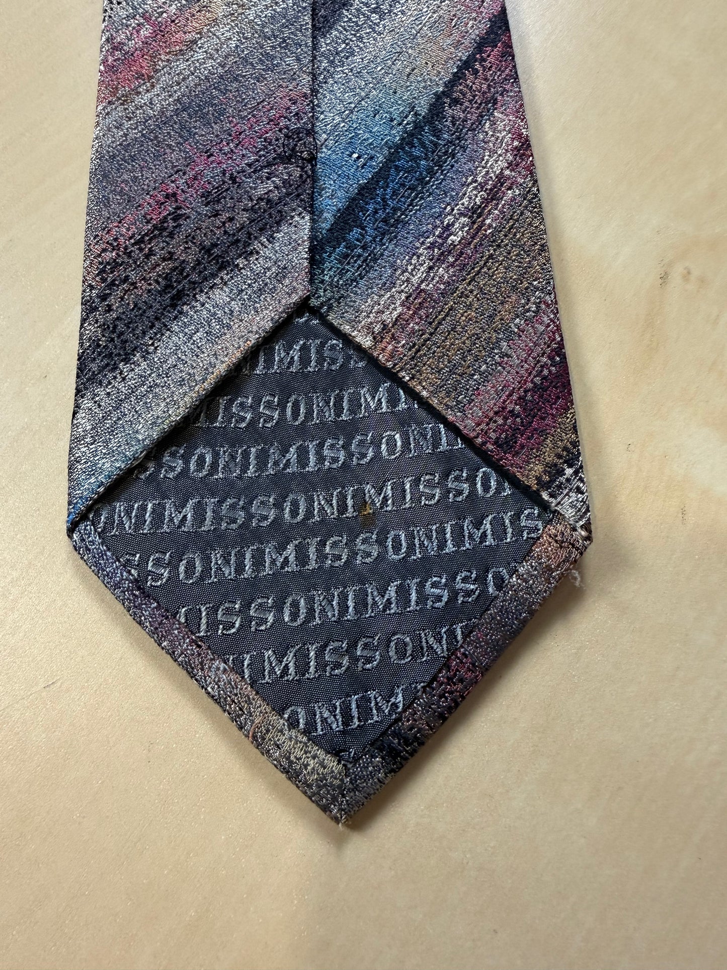 Cravatta Missoni multicolore sfumata