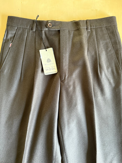 Pantaloni anni ‘90 in flanella marrone (NOS) - tg. 48