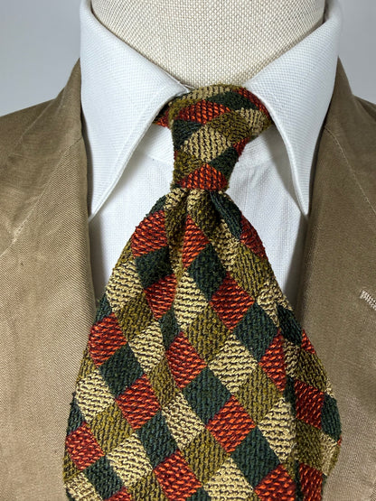 Cravatta Ermenegildo Zegna grenadine a losanghe