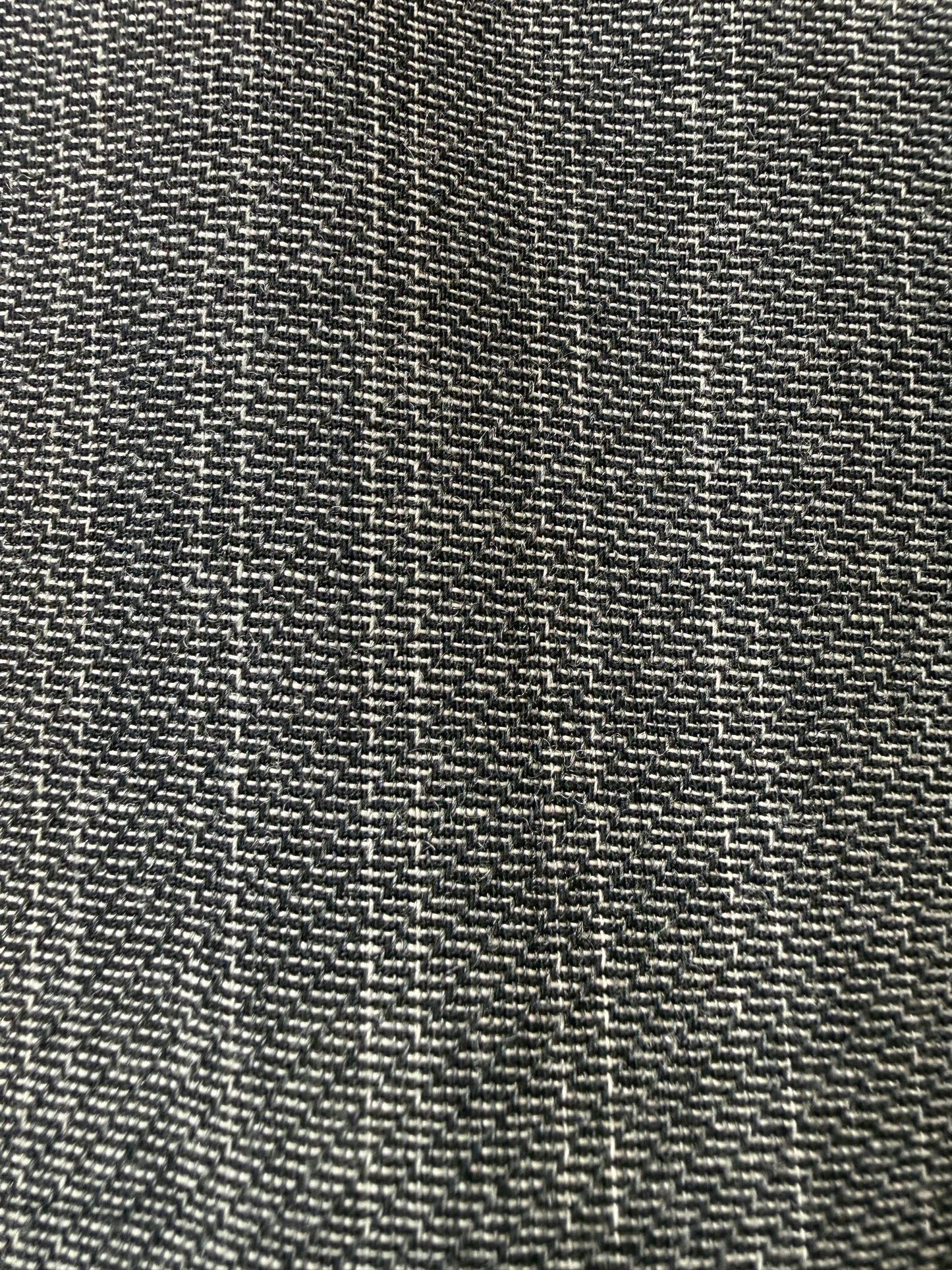 Pantaloni anni '80 fresco lana grigio a righe (NOS) - tg. 46