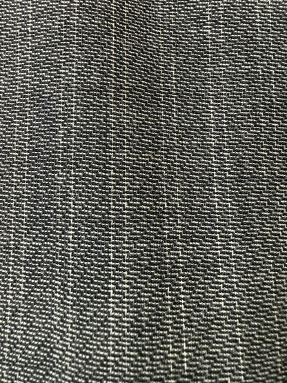 Pantaloni anni '80 fresco lana grigio a righe (NOS) - tg. 46