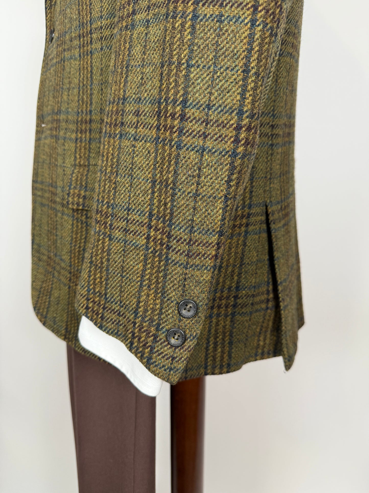 Giacca americana in tweed verde anni ‘60 - tg. 48/50