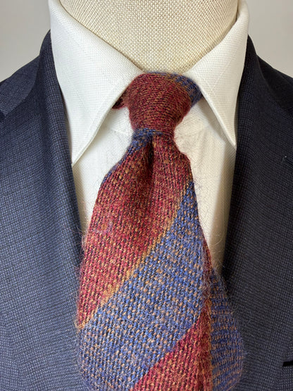 Cravatta Missoni mohair e lana a righe