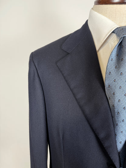 Giacca Brioni flanella lana e cashmere blu - tg. 50