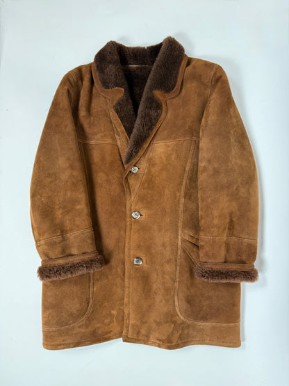 Shearling marrone anni ‘70 - tg. 50-52 (L)